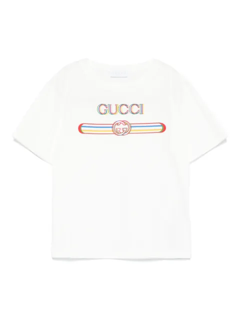 Gucci Kids Camiseta com estampa de logo