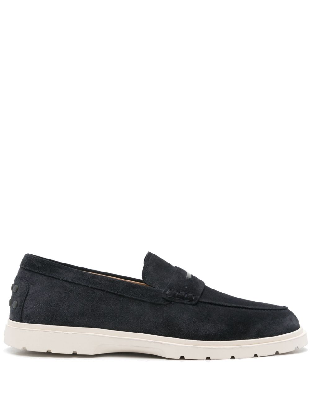 Tod's suede loafers Blue