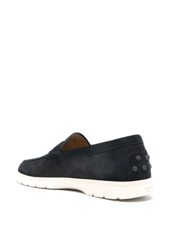 TOD'S スエードローファー 紺 Woman ブルー スエード ローファー XXW92K0JK50RE037U824 | Tods