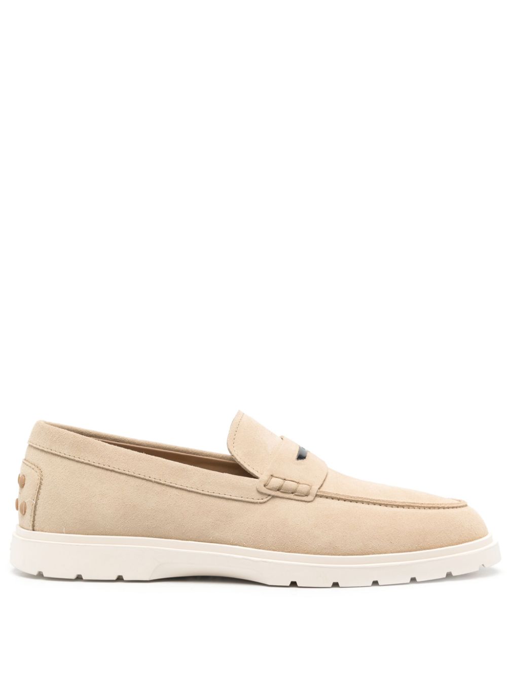 Tod's suede loafers Neutrals