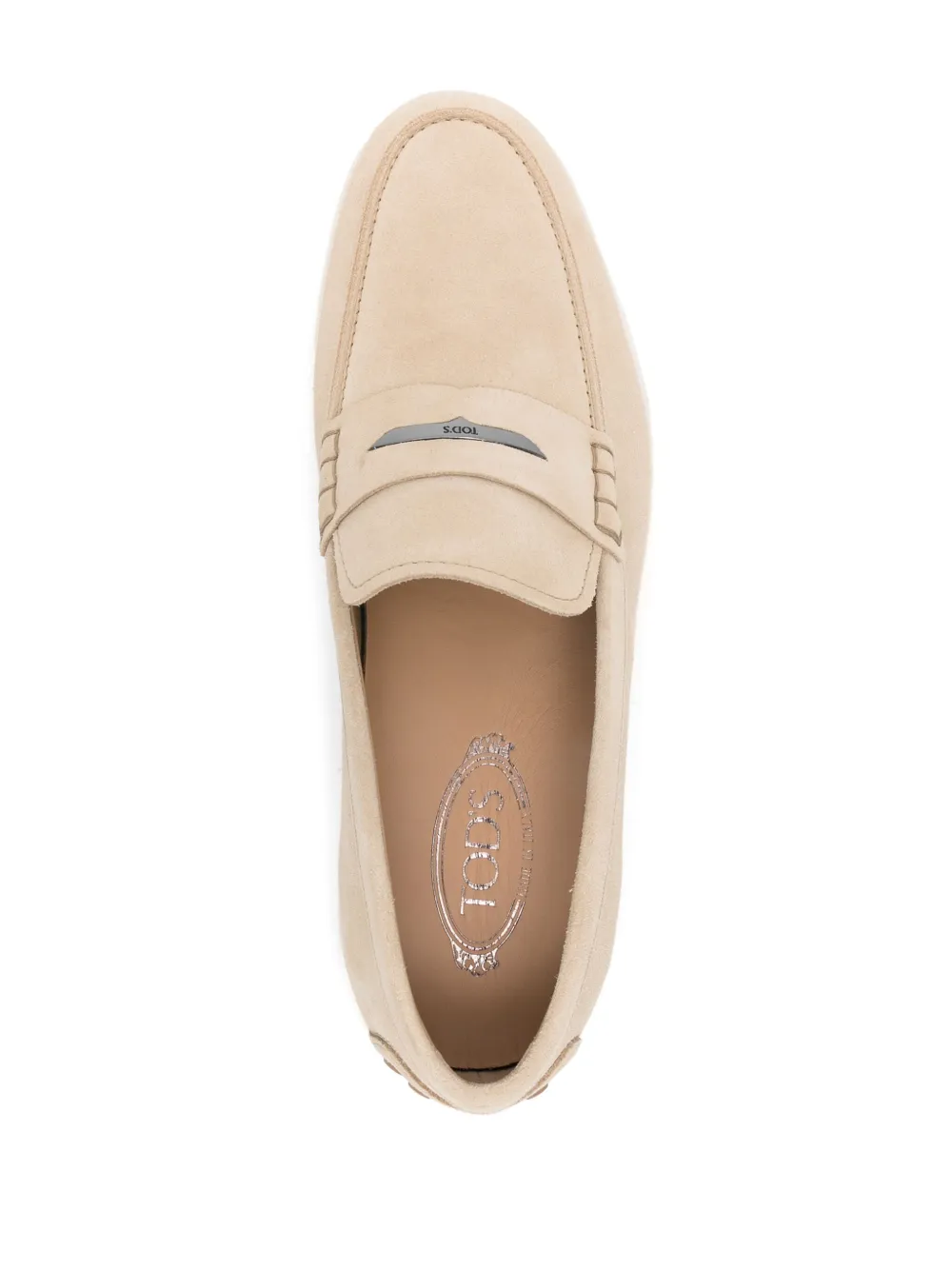 Tod's suede loafers Neutrals