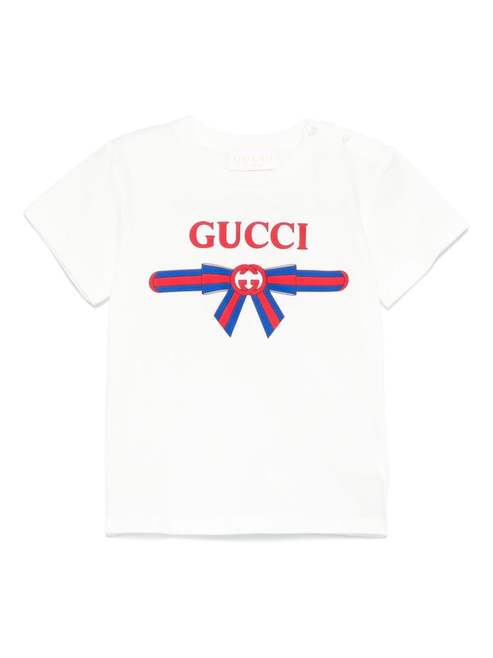 Gucci Kids logo-print T-shirt - White