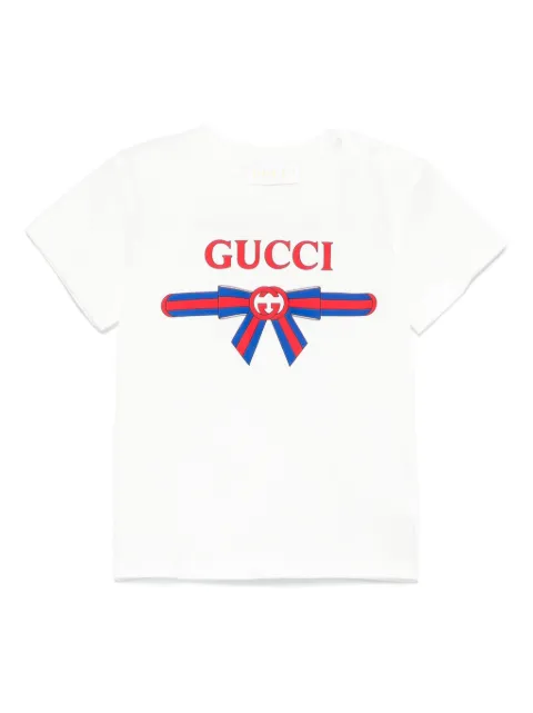 Gucci Kids camiseta con logo estampado