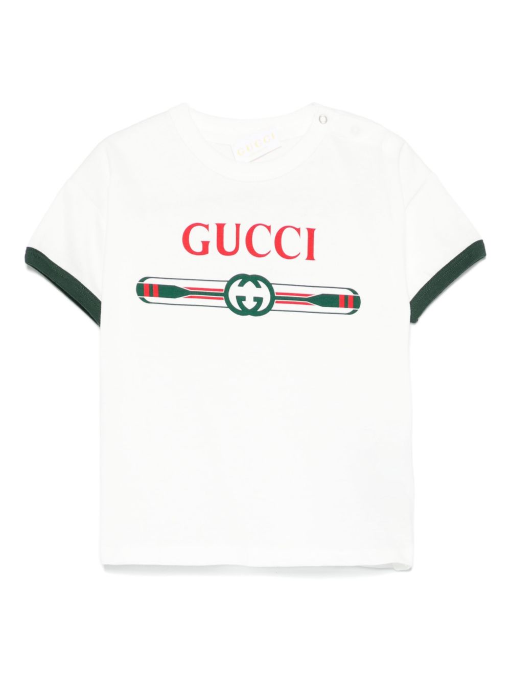 Gucci Kids logo-print T-shirt - White