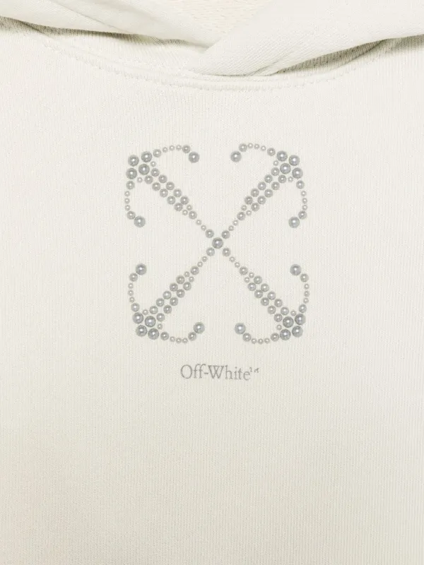 Off-White Kids クロップド パーカー | グレー | FARFETCH JP