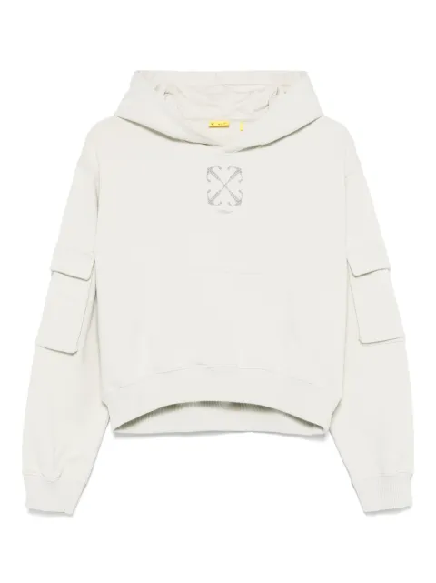 Off-White Kids cropped cargo hooodie