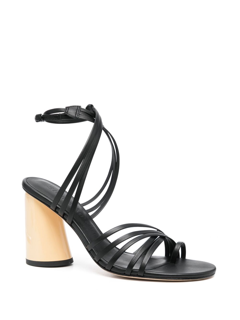 Studio Amelia 90 mm Calypso sandalen - Zwart