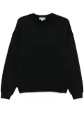 ETERNE embroidered-logo sweatshirt - Black