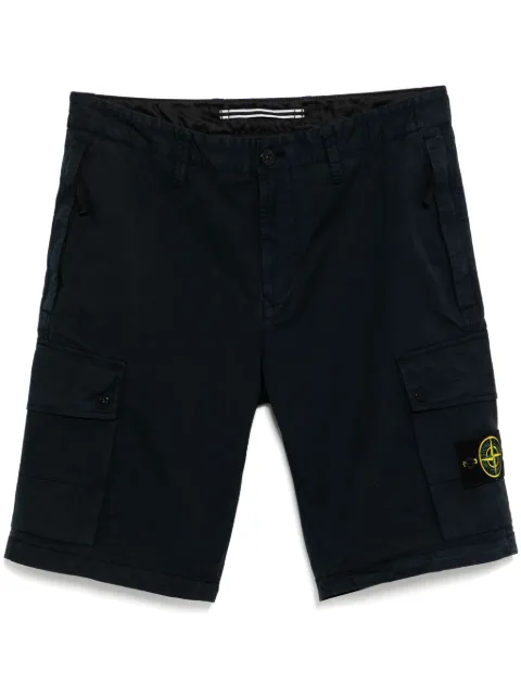 Stone Island shorts cargo con parche del logo
