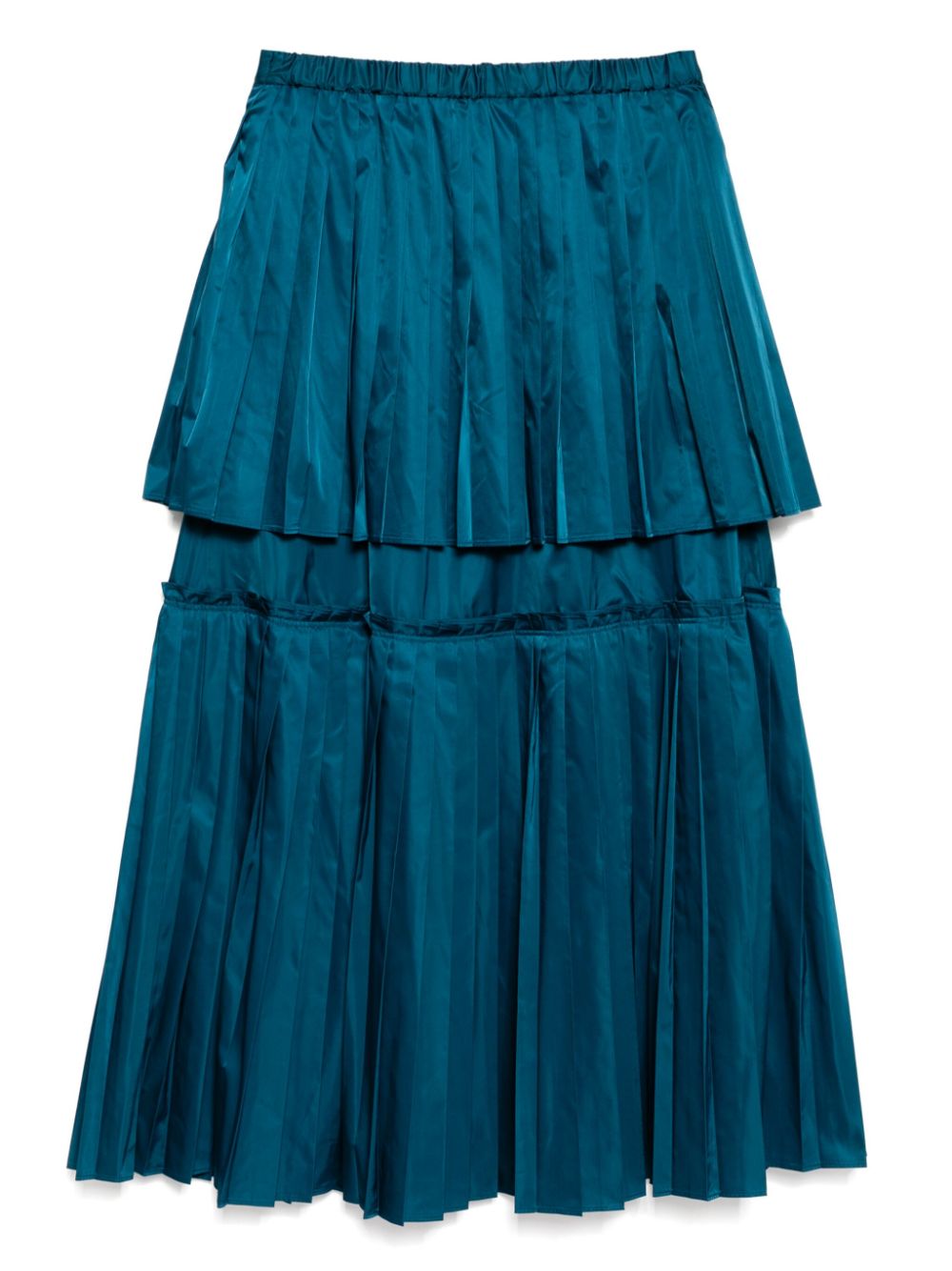 Enföld layered skirt - Groen