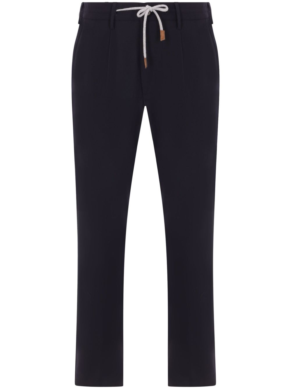 stretch-wool trousers