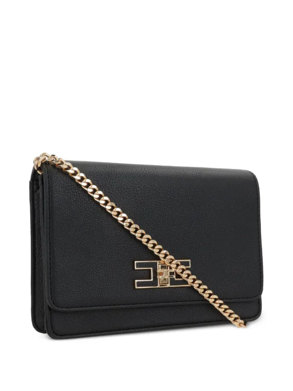 最終決算 Elisabetta Franchi チェーン ショルダーバッグ | ブラック バッグ