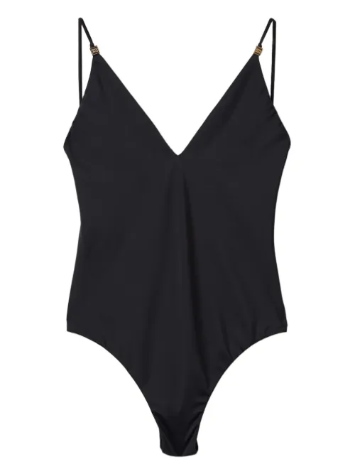 Maillot de bain à plaque logo - Miu Miu - Modalova