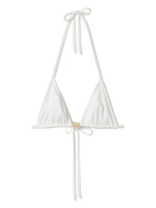 Haut de bikini à bonnets triangles - Miu Miu - Modalova