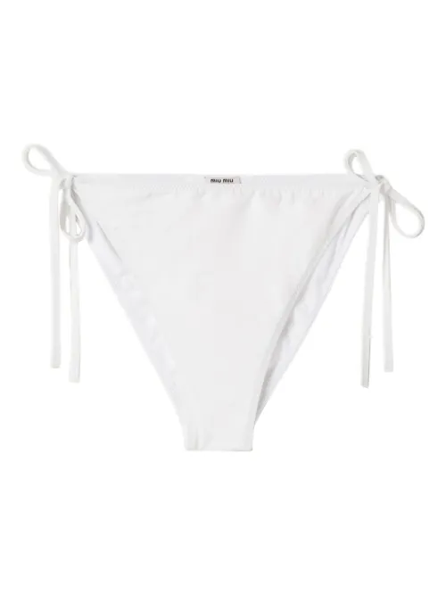 Bas de bikini en jersey - Miu Miu - Modalova