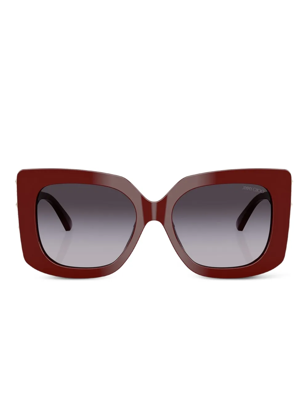 Jimmy Choo Eyewear Occhiali da sole squadrati - Red