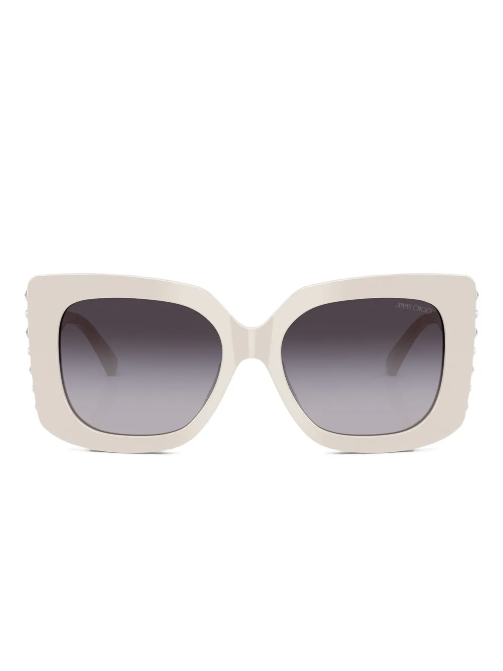 Jimmy Choo Eyewear Occhiali da sole squadrati - Bianco