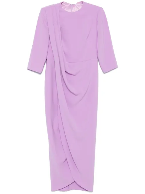 Isabel Sanchis draped maxi dress