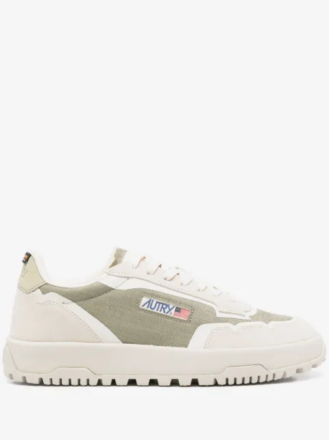 Autry Wildpace suede-panel sneakers
