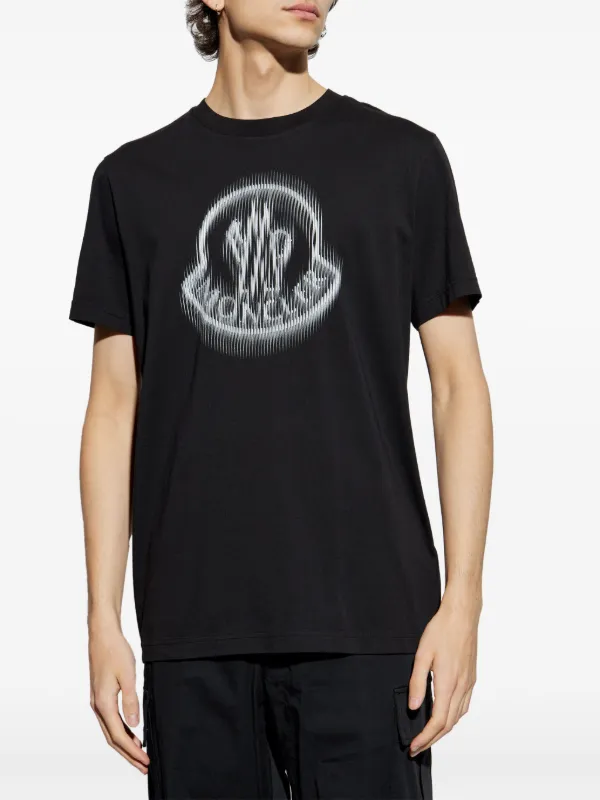 Moncler ロゴ Tシャツ | ブラック | FARFETCH JP