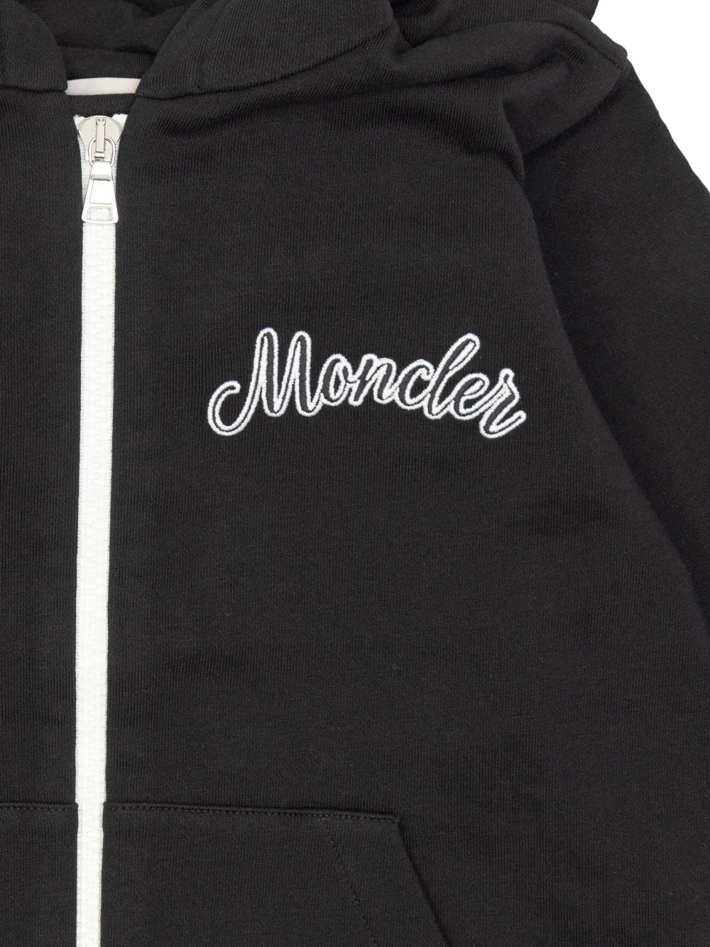 Moncler Enfant Trainingspak met logo Zwart