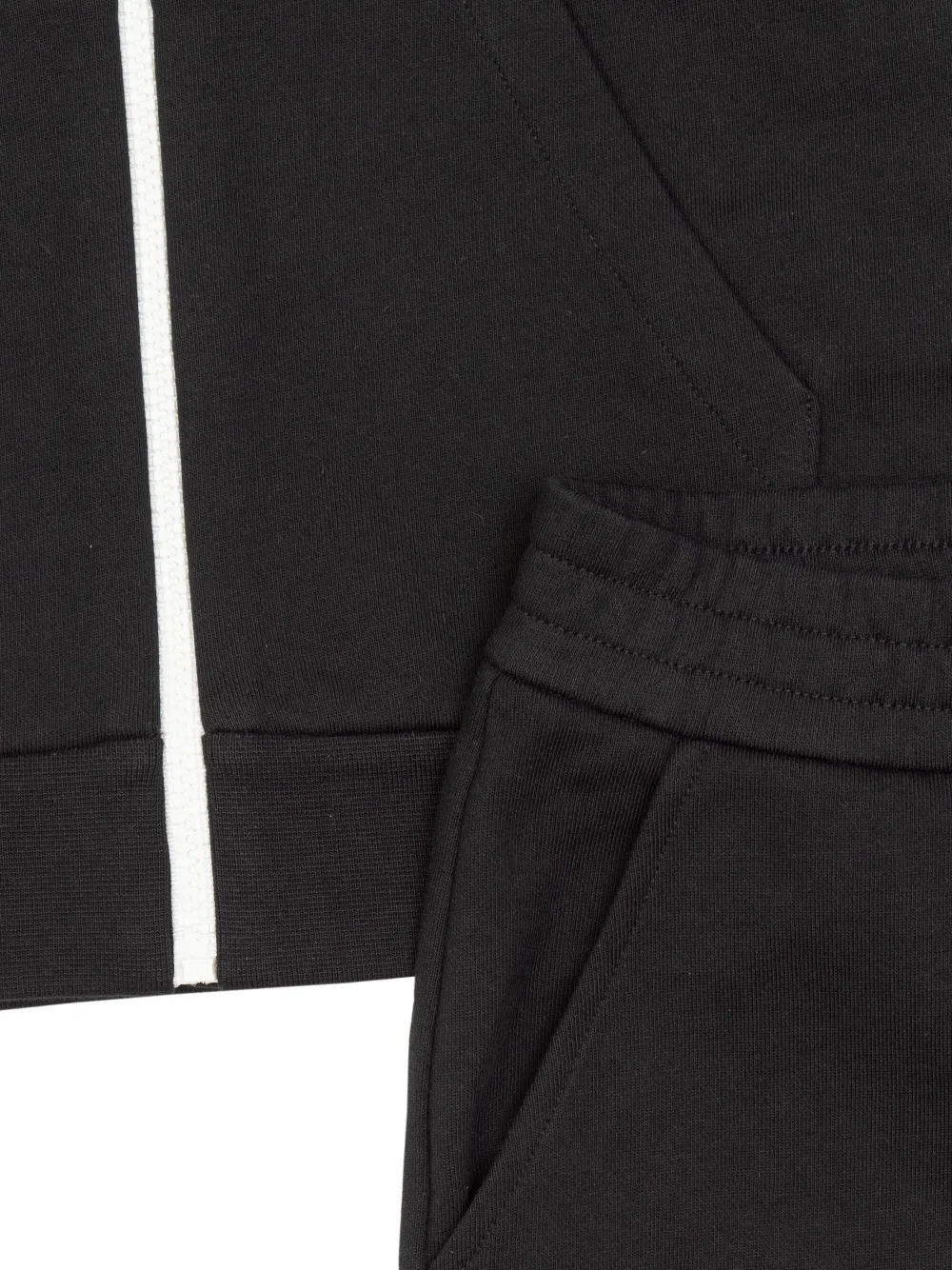 Moncler Enfant Trainingspak met logo Zwart
