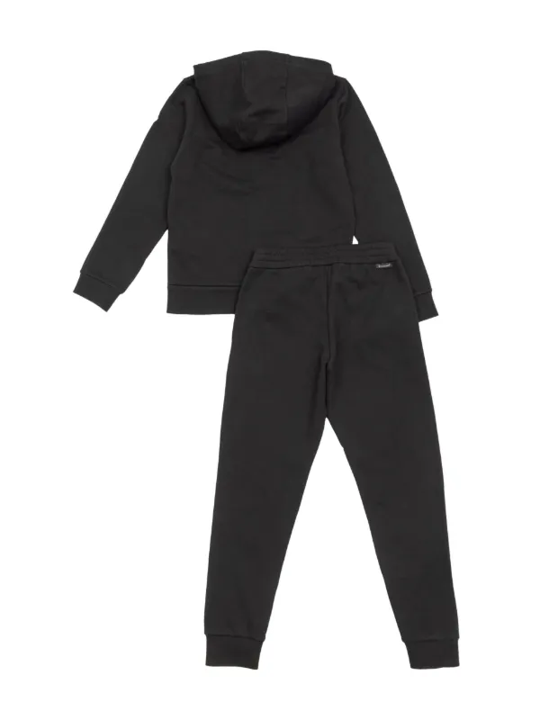 Moncler Enfant Logo Tracksuit | Black | FARFETCH ZA