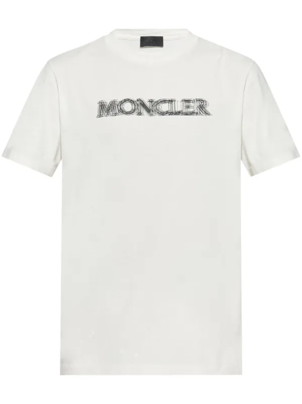 MONCLER 関税込 Blurred ロゴTシャツ MONCLER☆関税込☆BlurredロゴコットンジャージーTシャツ