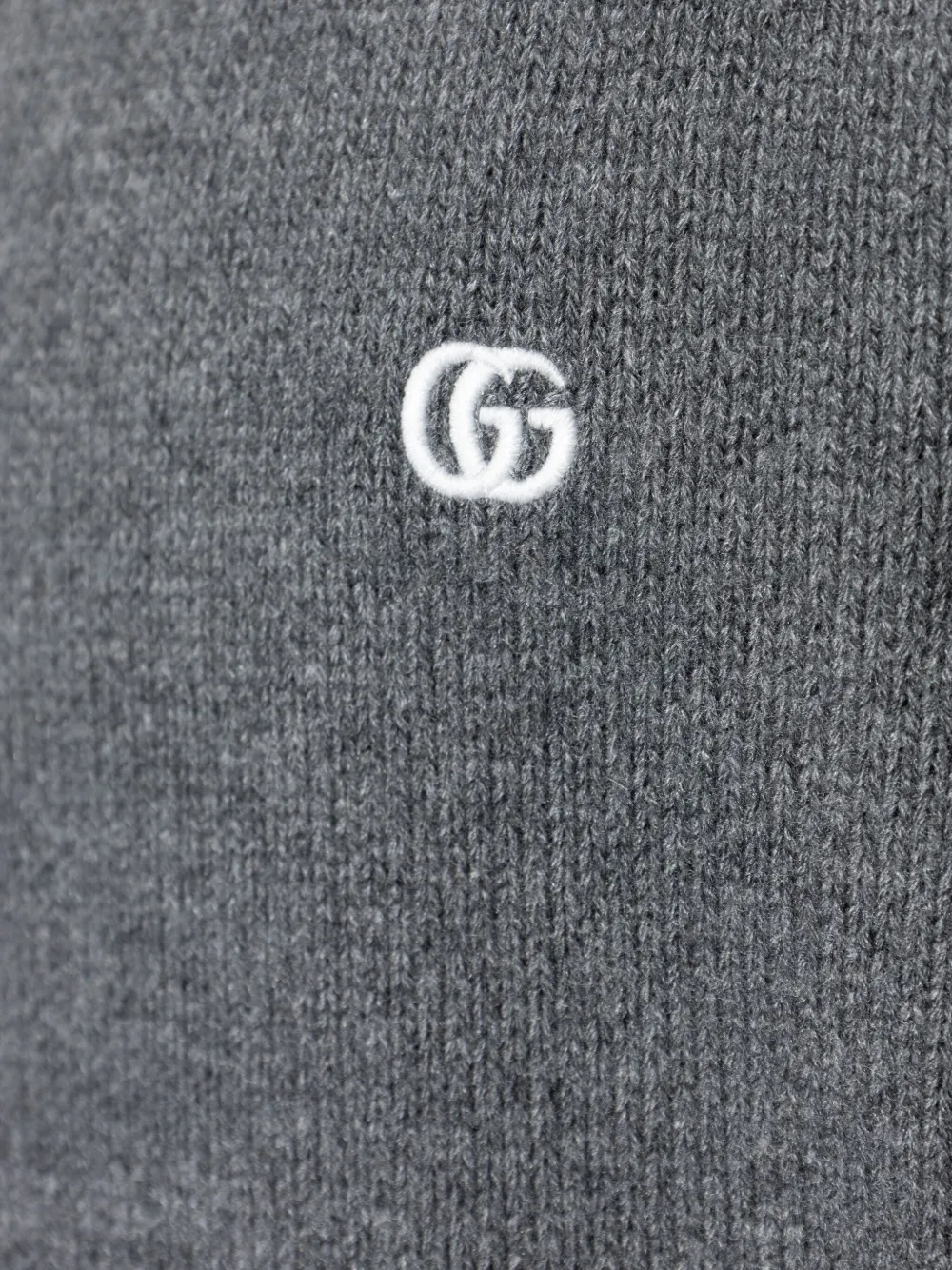 Gucci Trui met borduurwerk Grijs