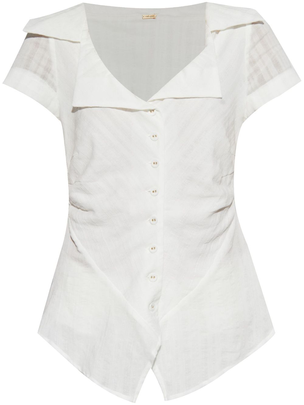 Cult Gaia Katoenen blouse Wit