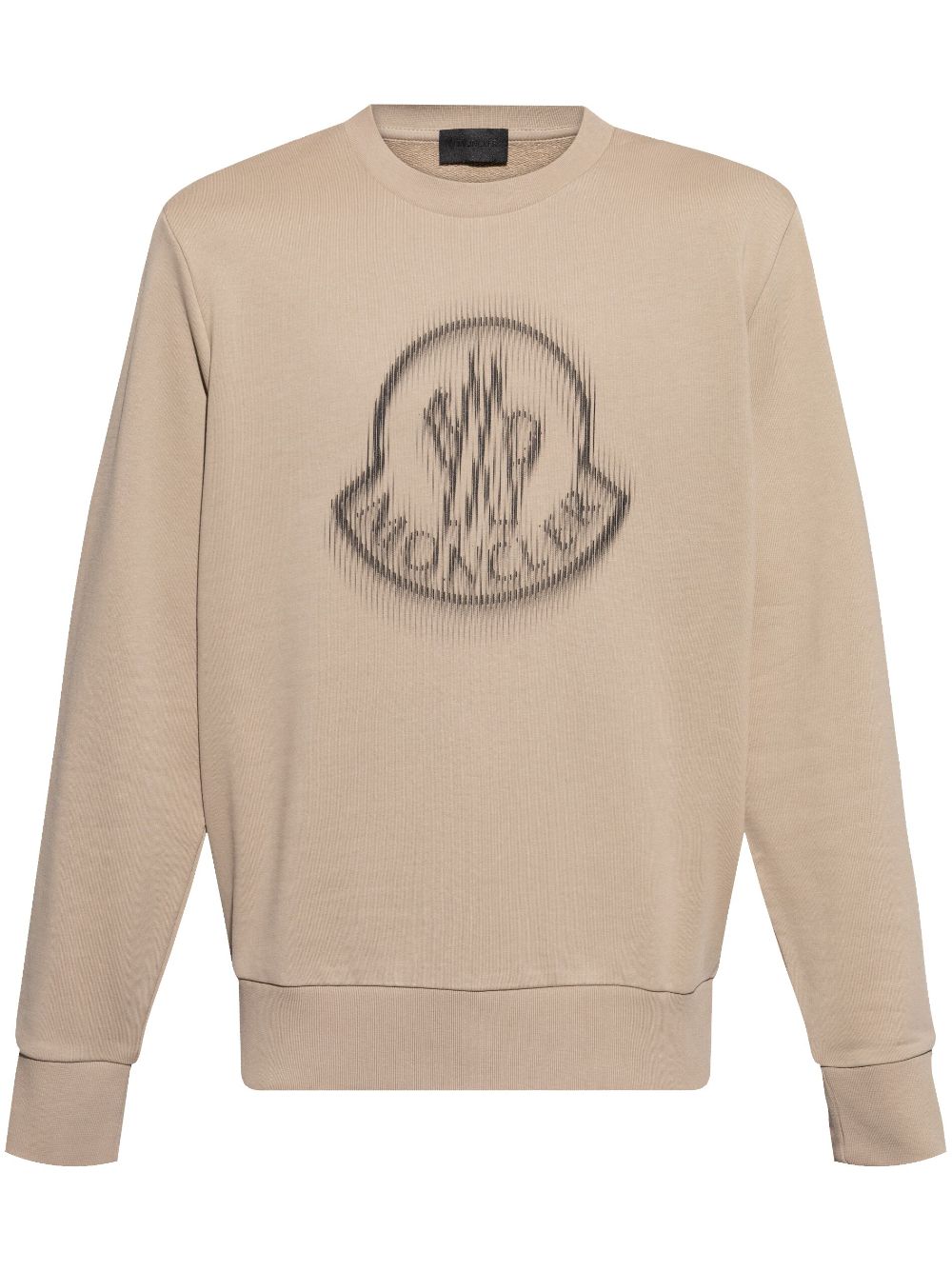 Moncler blurred logo sweatshirt - Neutrals