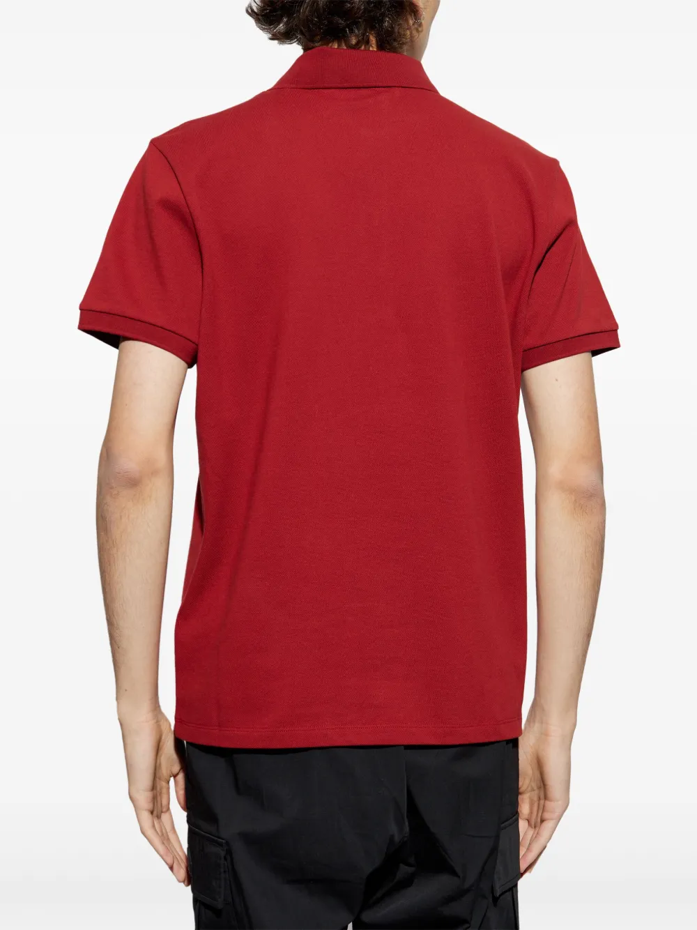 Moncler Katoenen overhemd met applicatie Rood