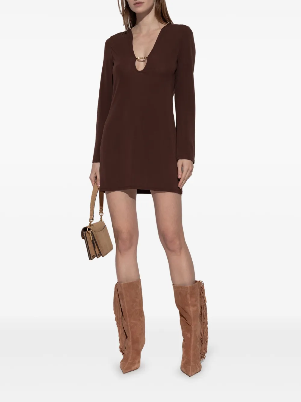 Cult Gaia Cheyenne mini dress - Bruin