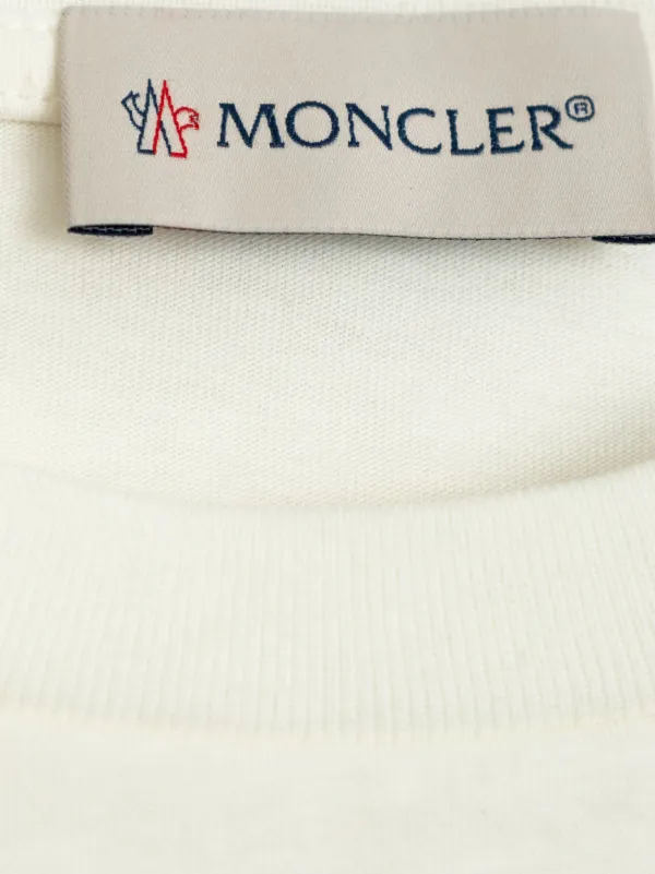 Moncler Enfant logo-patch T-shirt | White | FARFETCH
