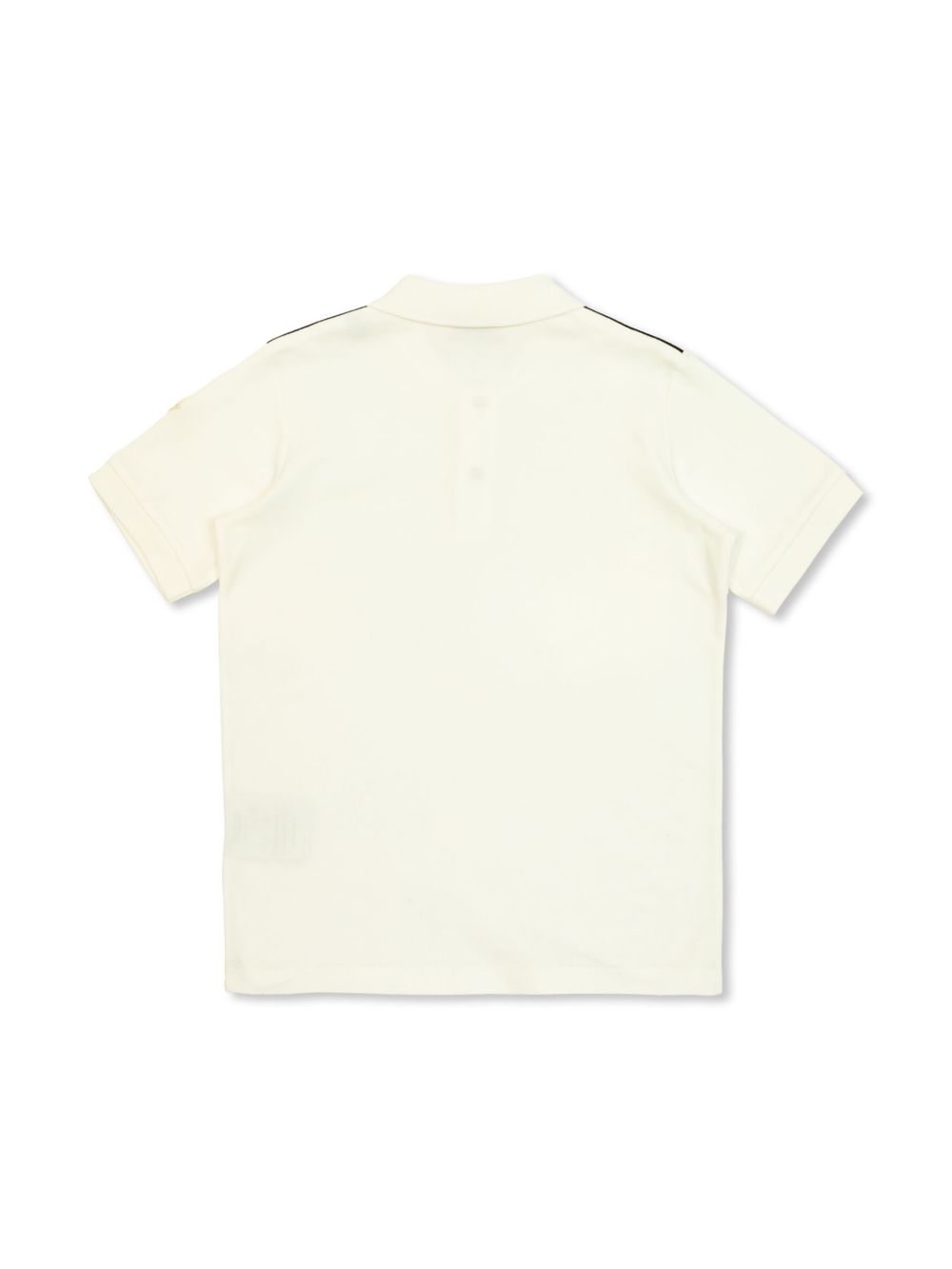 Moncler Enfant striped-detailed polo shirt - Neutrals