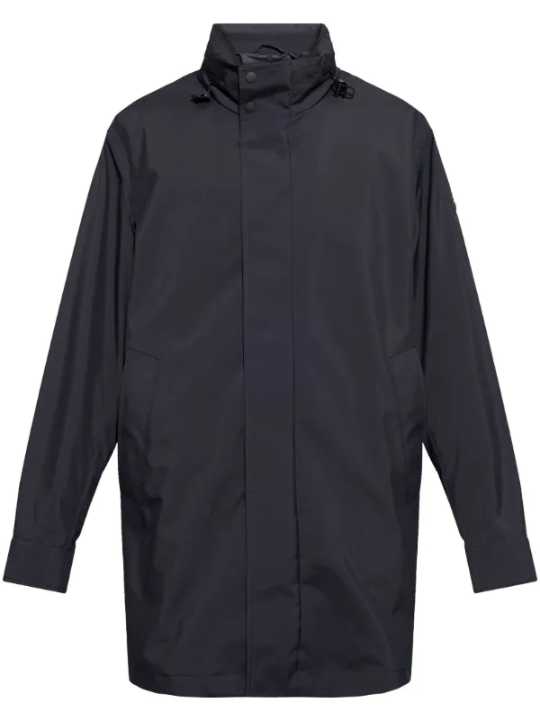 ♡♡MONCRER モンクールフードパーカーコート40size L Moncler Lanche パーカーコート | ブルー | FARFETCH JP