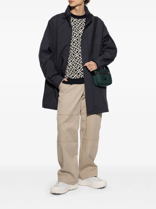 Moncler Lanche パーカーコート | ブルー | FARFETCH JP