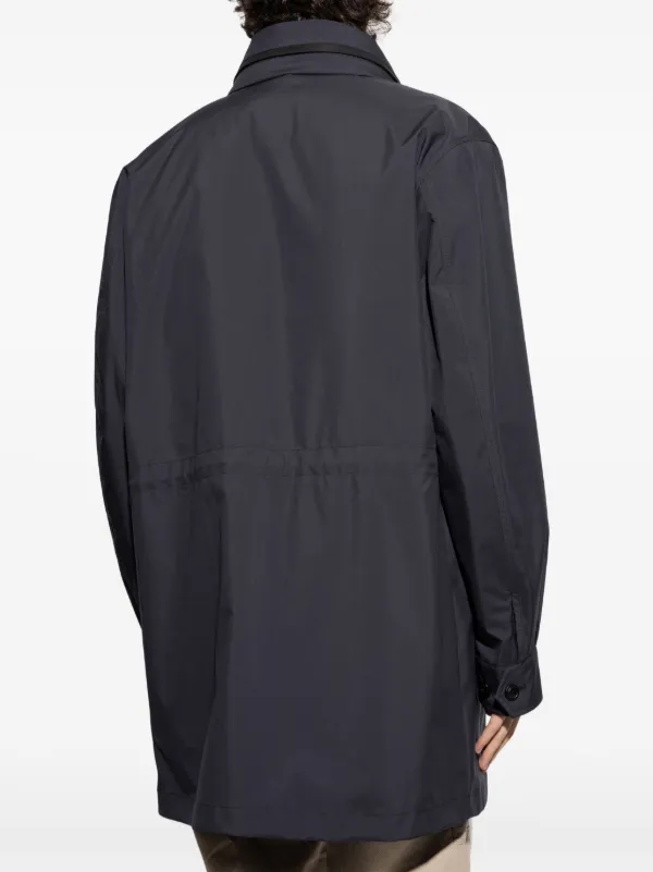 Moncler Lanche パーカーコート | ブルー | FARFETCH JP