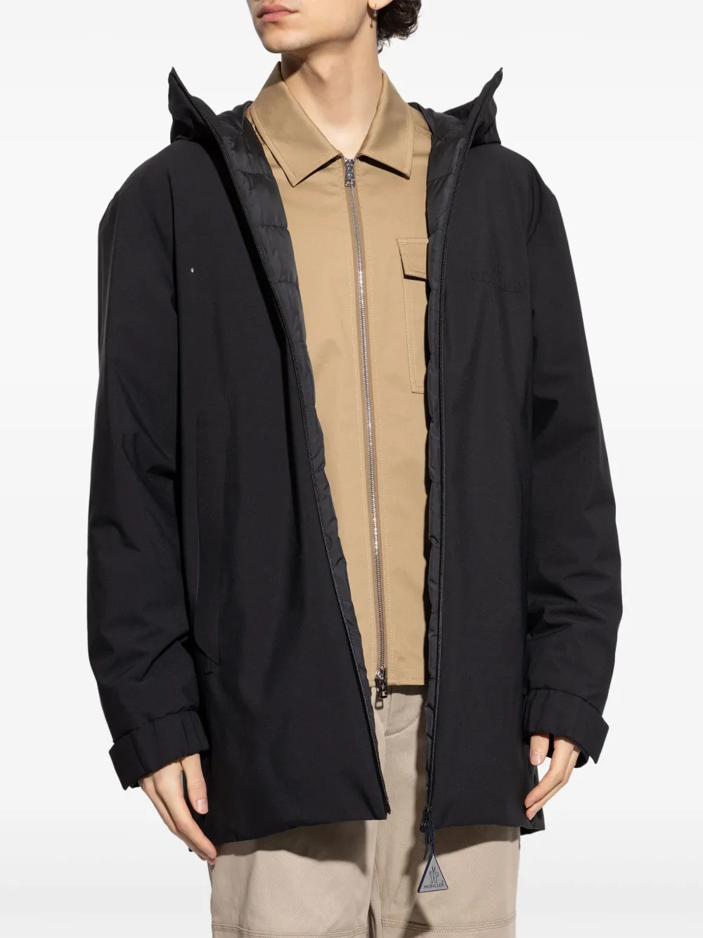 Moncler Dard jas Zwart