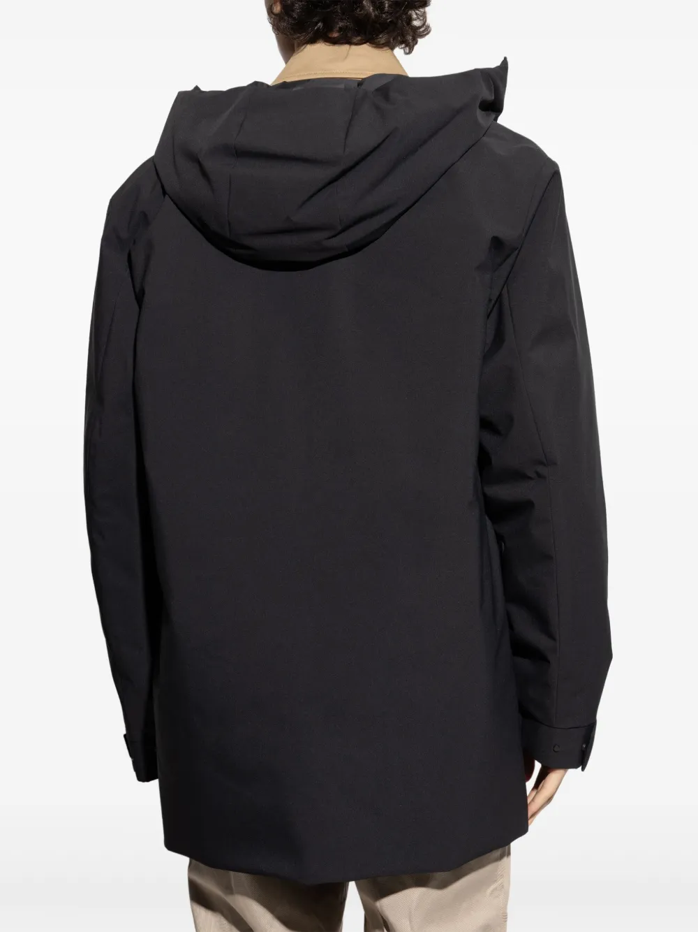 Moncler Dard jas Zwart