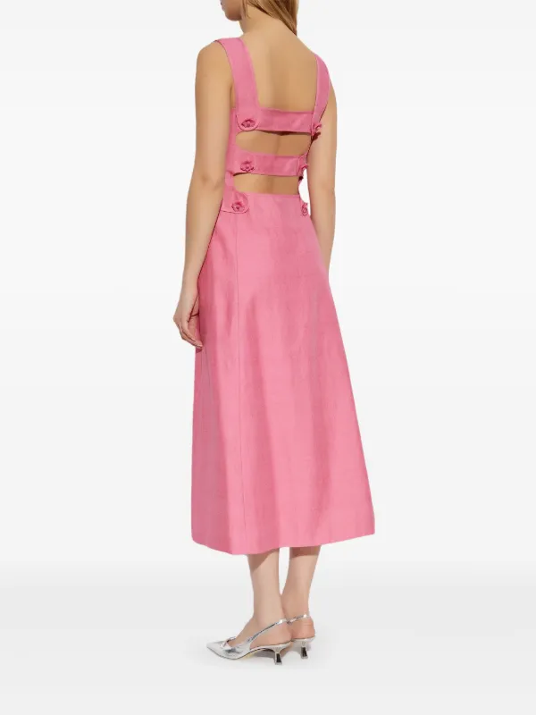 Cult Gaia Leight Dress | Pink | FARFETCH