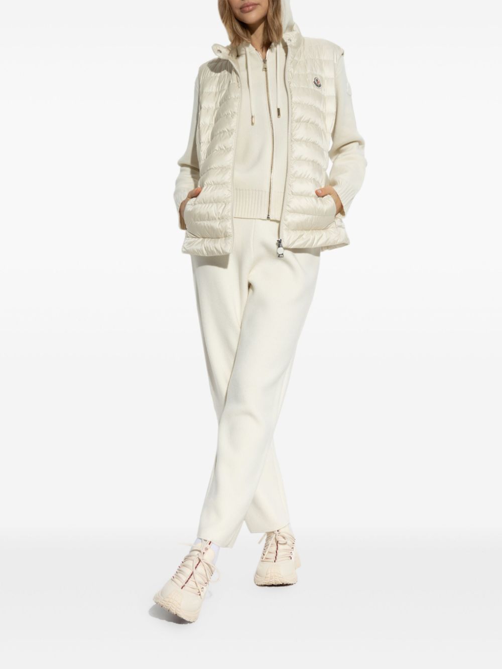 Moncler hooded jacket - Wit