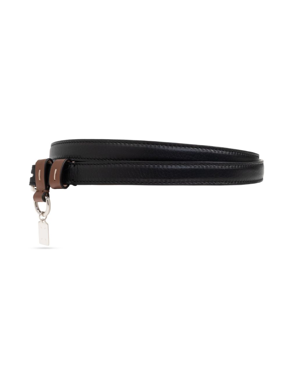 Maison Margiela leather belt Zwart