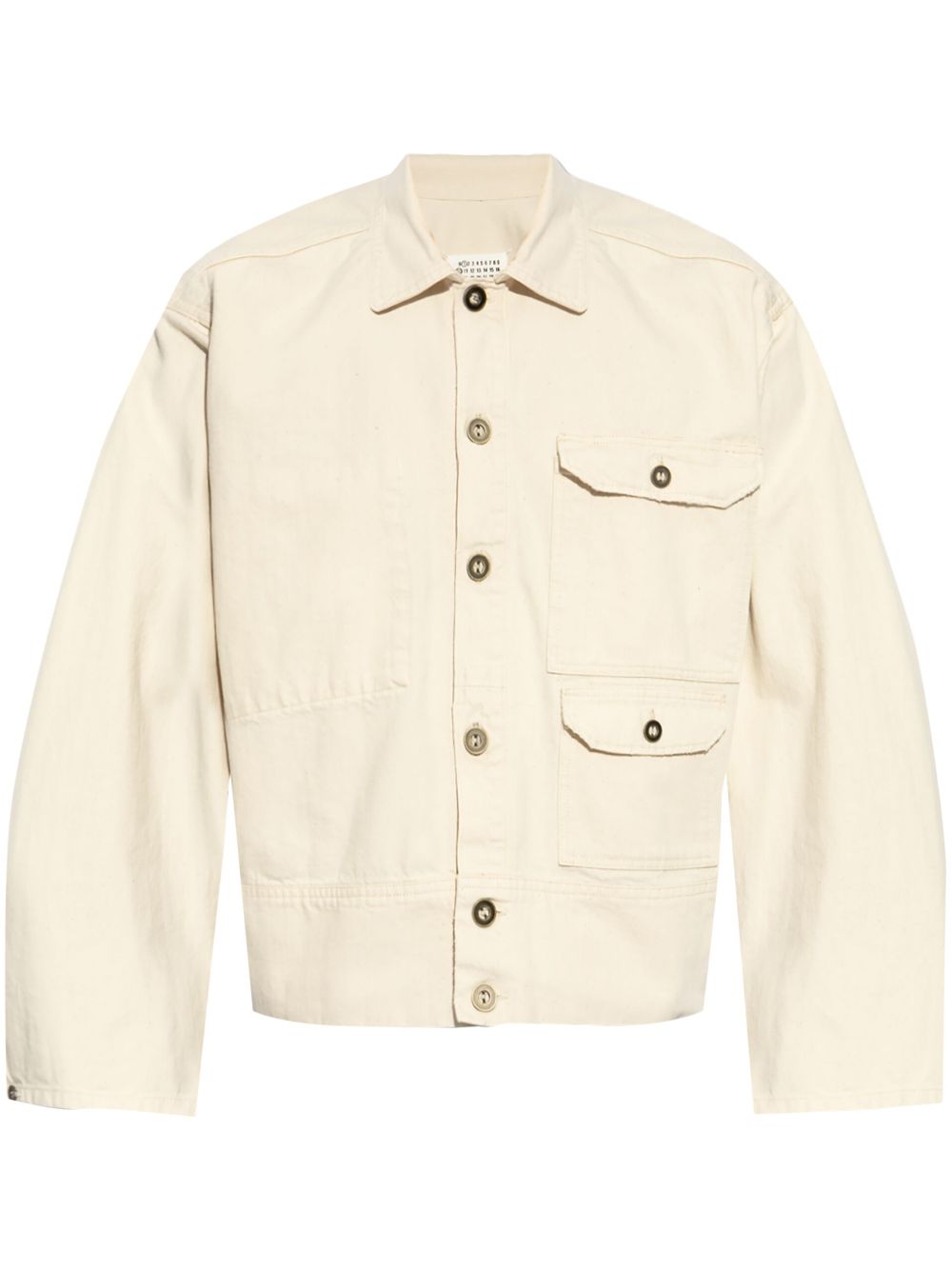 Maison Margiela denim shirt jacket - Neutrals