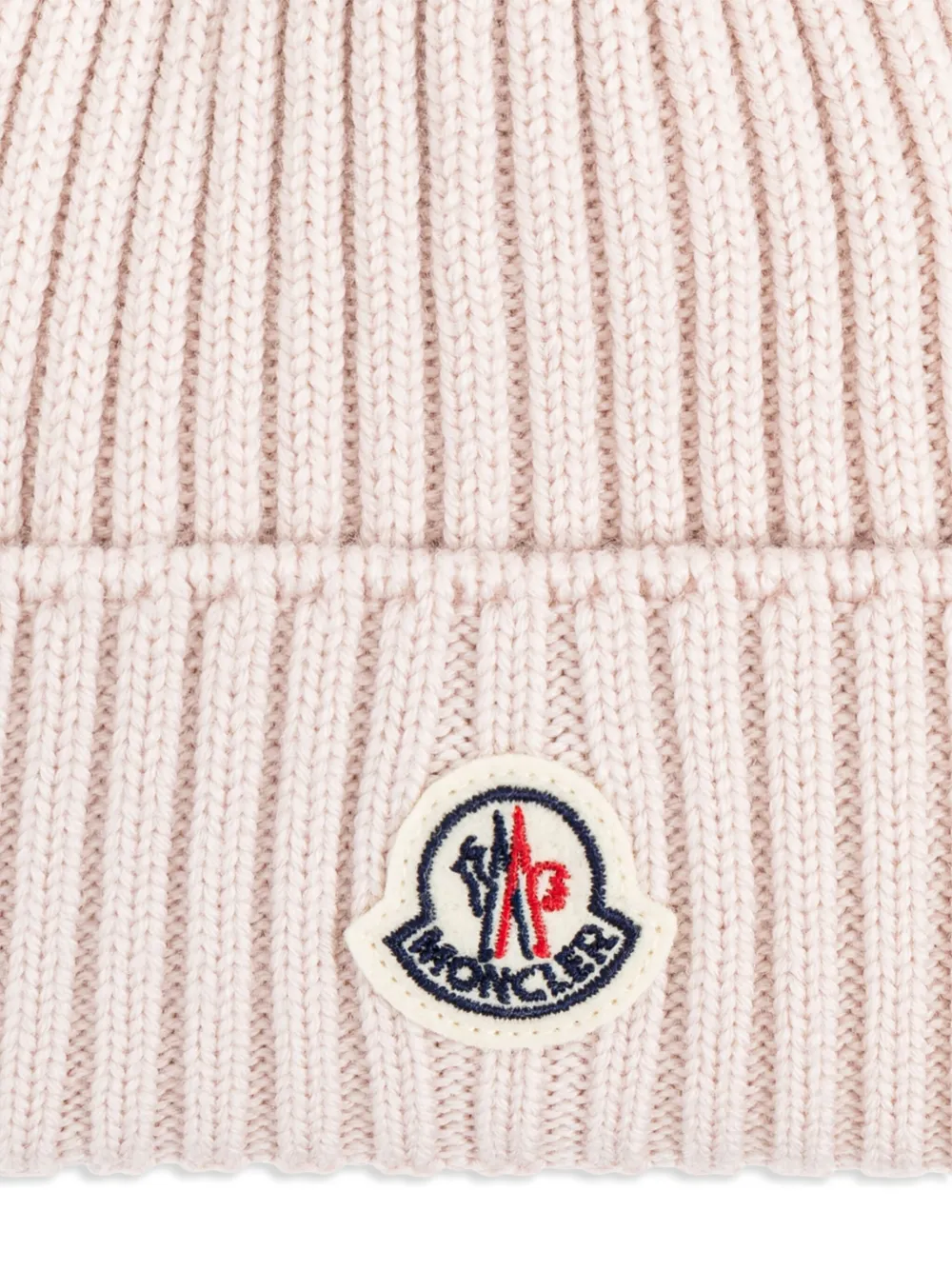 Moncler Enfant Muts van scheerwol Roze