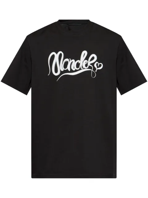 Moncler logo-print cotton T-shirt