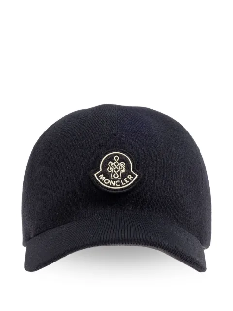 Moncler gorra con parche del logo