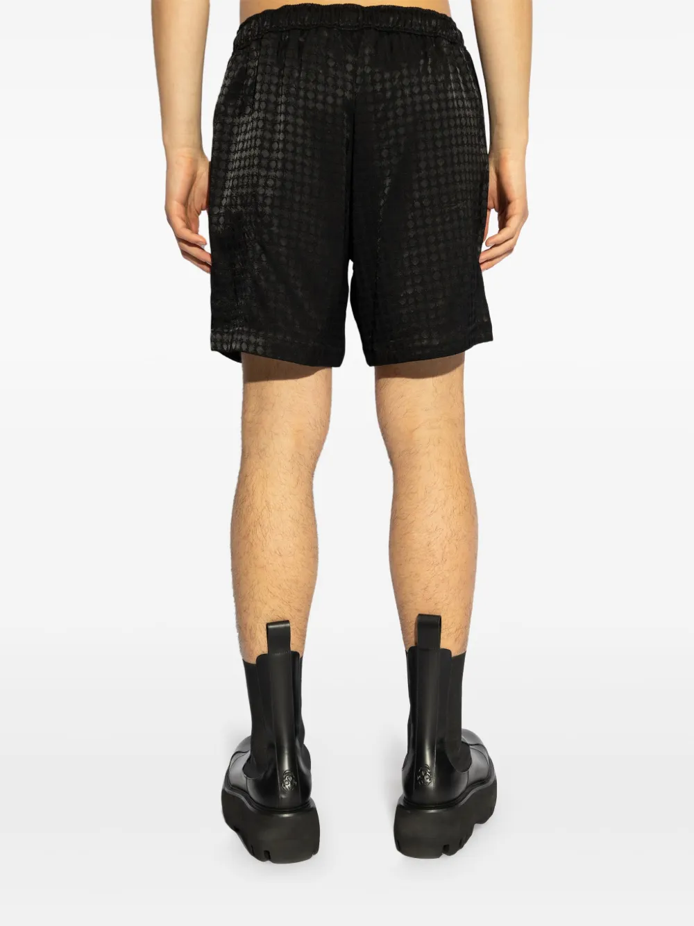 AMIRI Shorts met jacquard Zwart