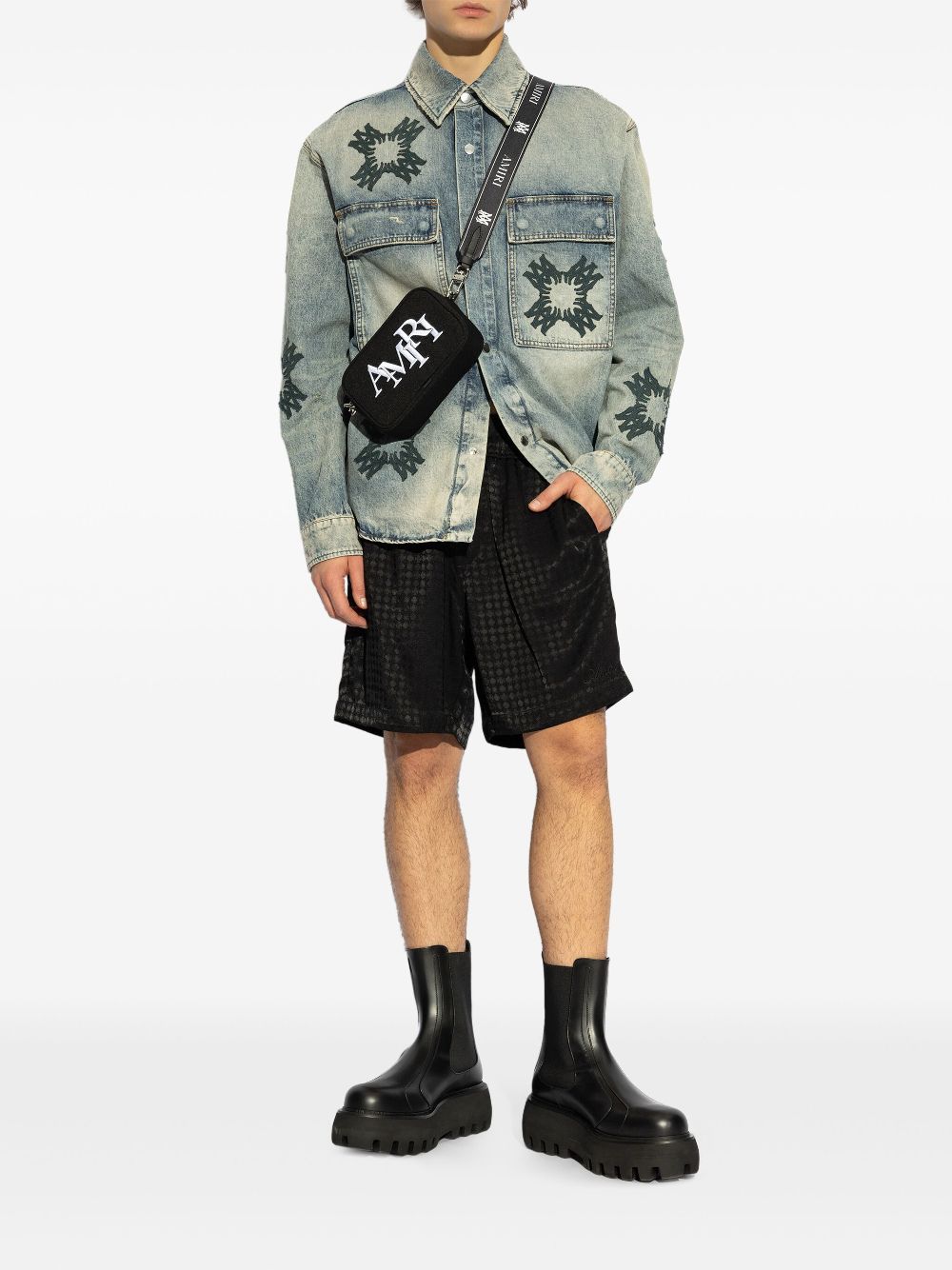 AMIRI jacquard shorts - Black