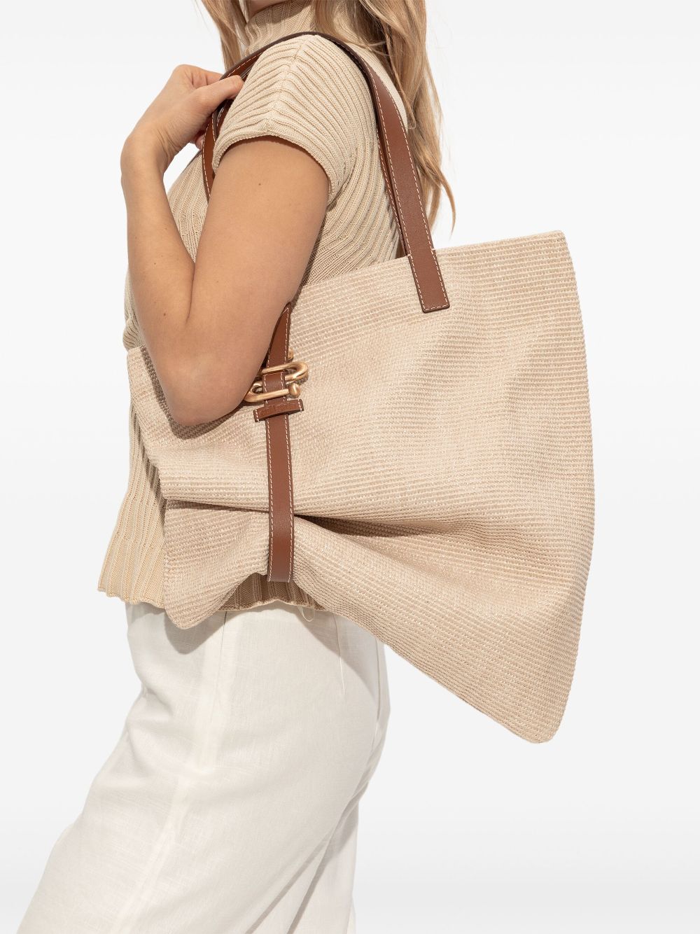 Cult Gaia Sandy shopper bag - Beige